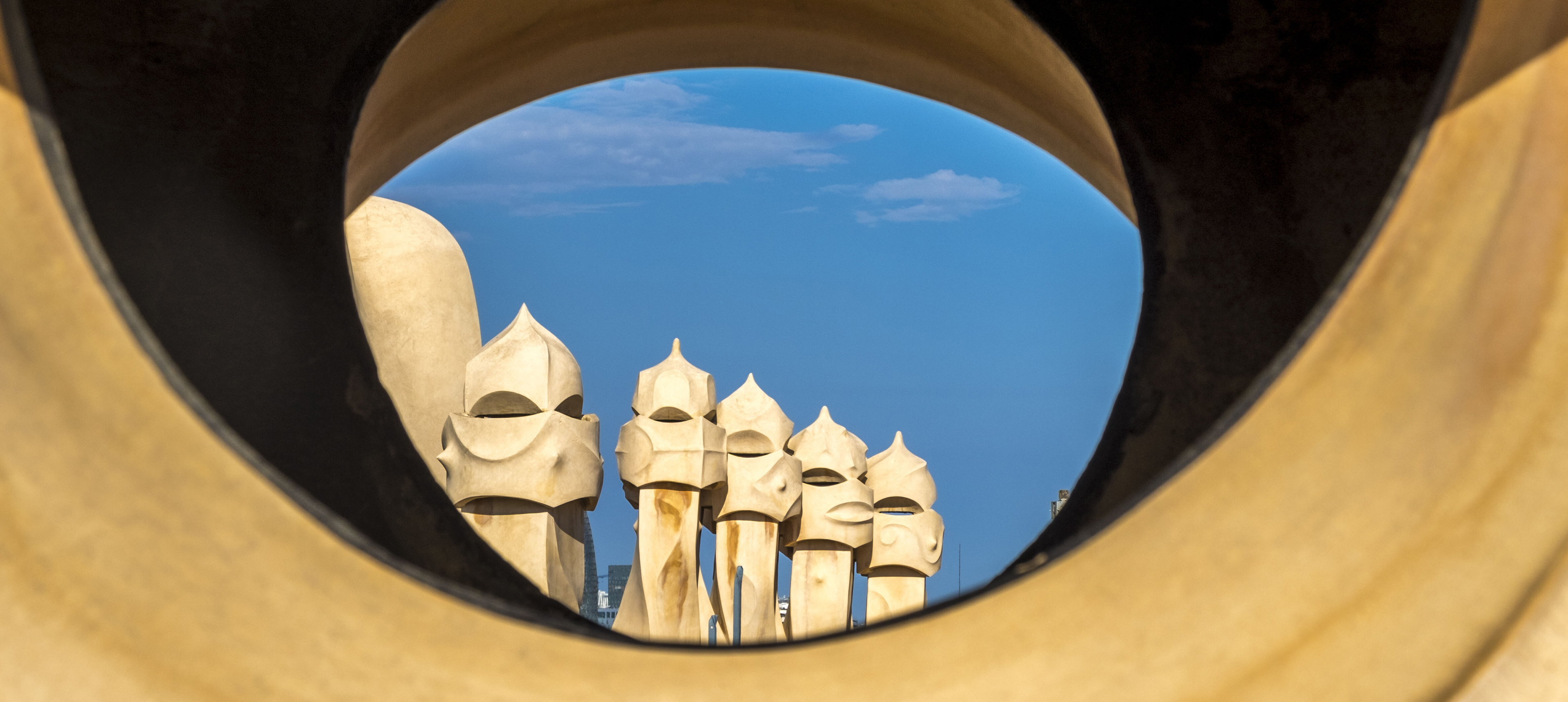 Terrasse der Casa Mila